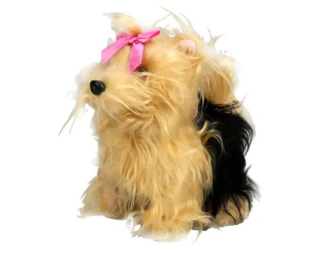 Jucarie de plus interactiva, catelus Terrier, Puffy Friends