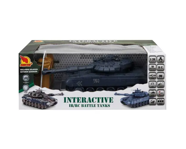 Tanc cu telecomanda, Suncon, Albastru, 1:28