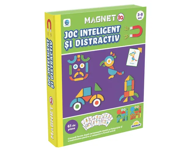 Joc educativ, Smile Games, Piese inteligente si distractive, 61 piese