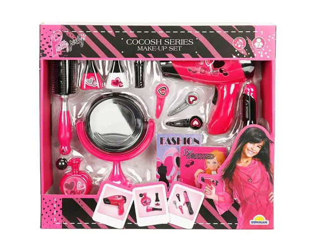 Set de infrumusetare cu oglinda de masa, Pretty Pinky