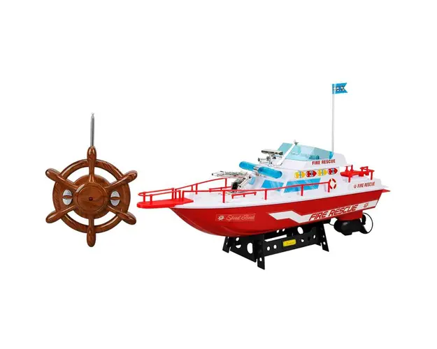 Barca cu telecomanda, Suncon, Pompieri, 45 cm