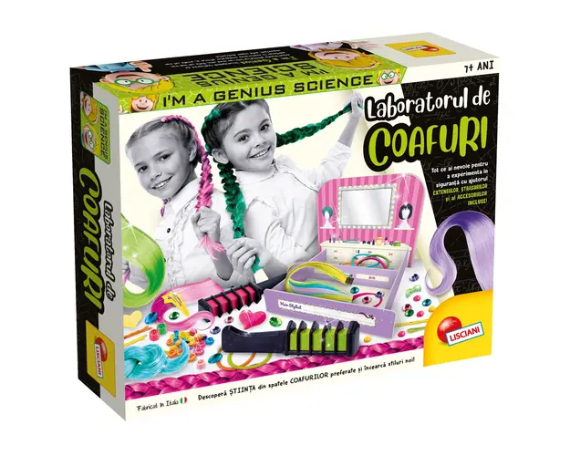 Set de joaca, Lisciani, Laboratorul de coafuri