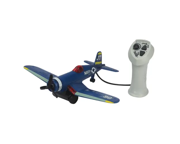 Avion de lupta cu telecomanda cu fir, Air Forces, 90, Albastru