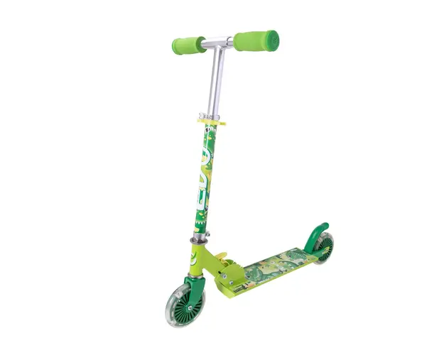 Trotineta cu 2 roti, Evo, Light Up Inline Scooter, Dinozauri