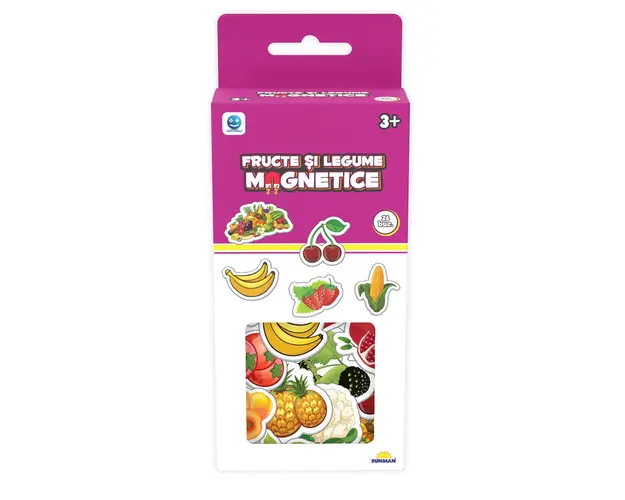 Joc educativ Smile Games, Fructe si legume magnetice