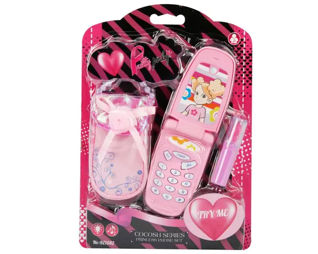 Set telefon cu sunete si lumini, Pretty Pinky