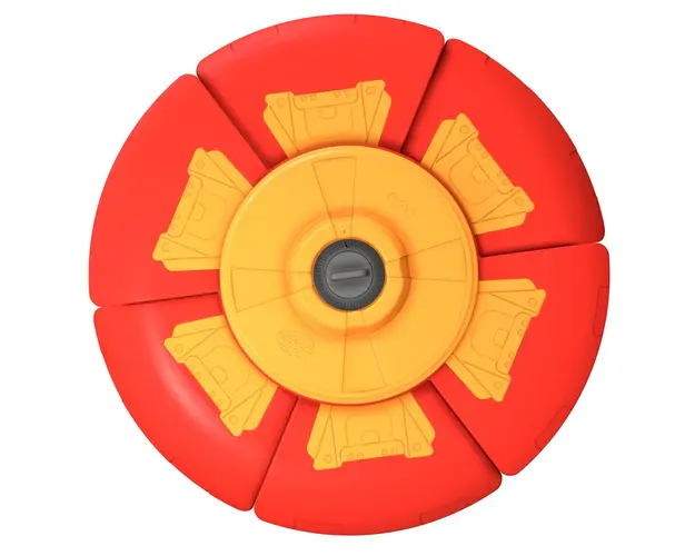 Disc zburator cu timer Slider Disc, Rosu