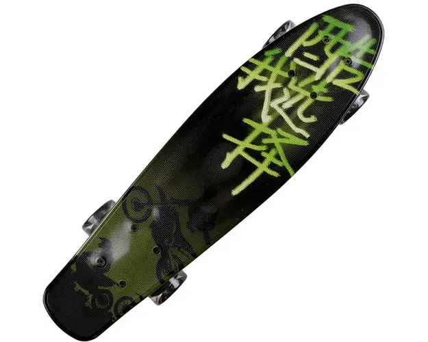 Penny board cu roti luminoase Action One, Biker, 22 inch