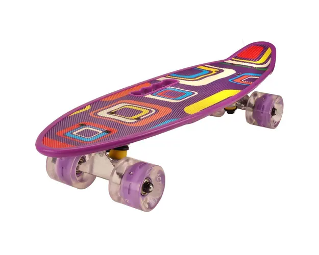 Penny board portabil Action One, ABEC-7, Geometrical