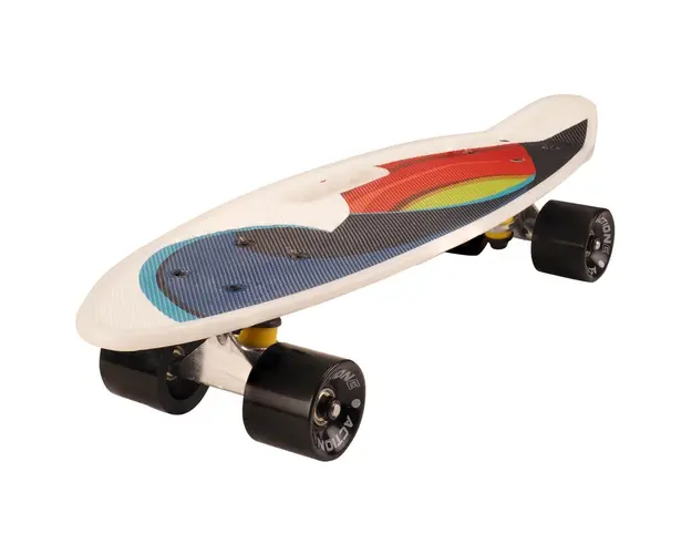 Penny board portabil Action One, ABEC-7, Color Wave