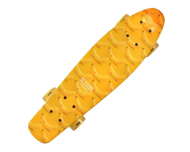 Penny Board cu roti luminoase Action One, 22 inch, 90 Kg, Banana