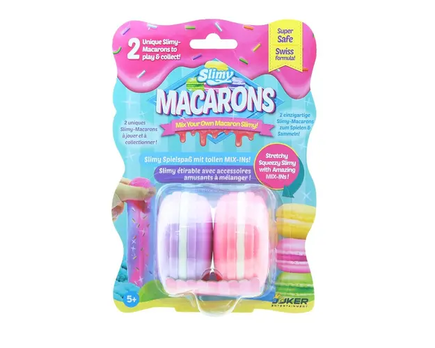 Set 2 slime-uri parfumate Macarons, Slimy