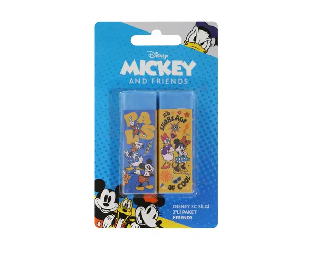 Set 2 radiere, Mickey Mouse and Friends