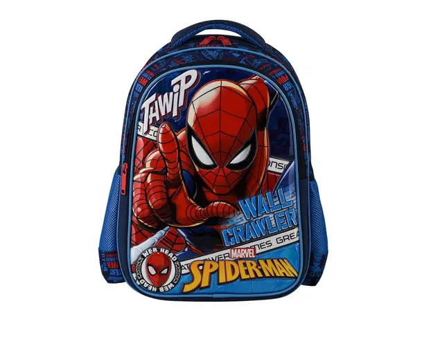 Ghiozdan cu 2 compartimente Marvel, Spiderman
