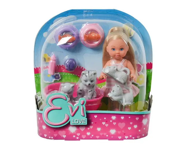 Set de joaca cu papusa Evi Love, si animalute de companie