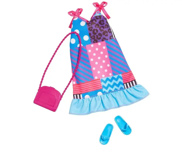 Set de haine si accesorii pentru papusa, Barbie, HBV36