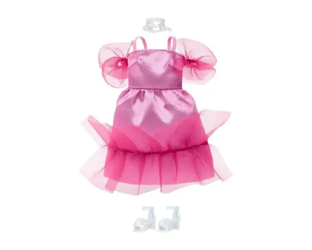 Set de haine si accesorii pentru papusa, Barbie, HJT20