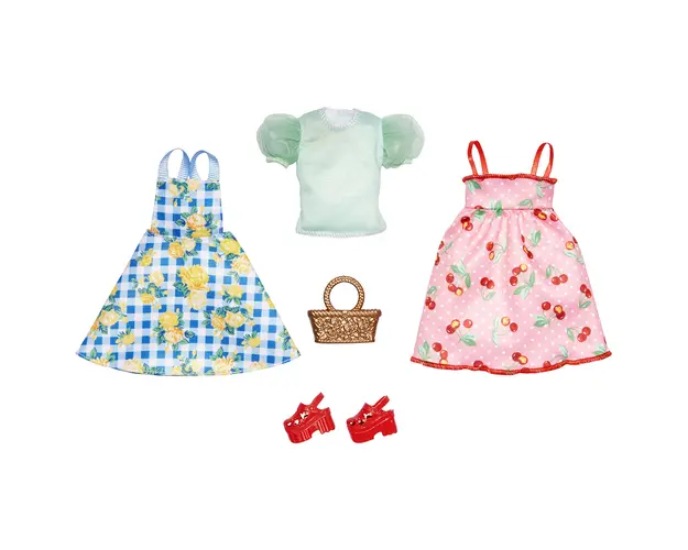 Set de haine si accesorii pentru papusi, Barbie, HJT33
