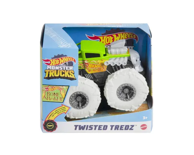 Masina de teren, Hot Wheels, Twisted Tredz, 1:43, Bone Shaker, GVK38