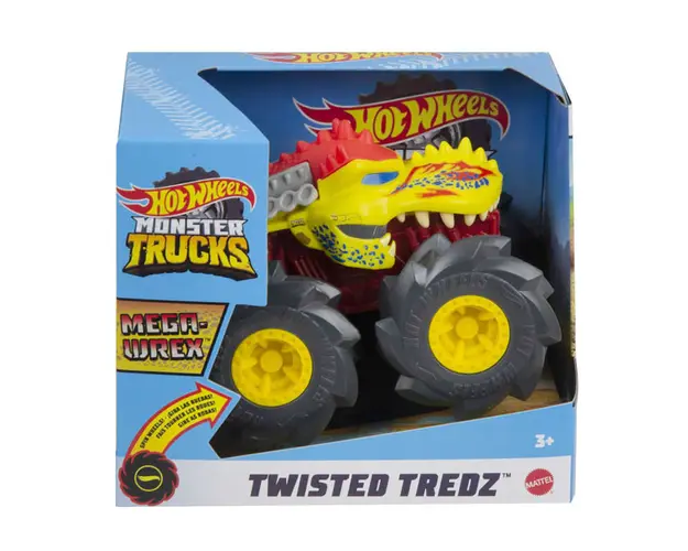 Masina de teren, Hot Wheels, Twisted Tredz, 1:43, Mega Wrex, GVK44