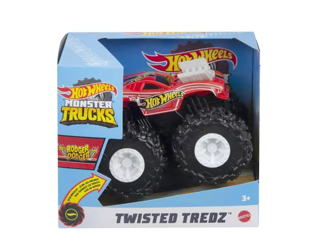 Masina de teren, Hot Wheels, Twisted Tredz, 1:43, Rodger Dodger, GVK46
