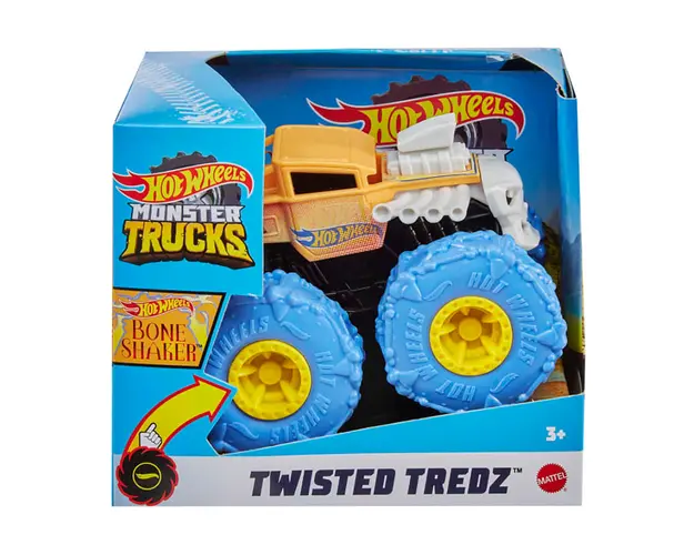 Masina de teren, Hot Wheels, Twisted Tredz, 1:43, Bone Shaker, GVK45