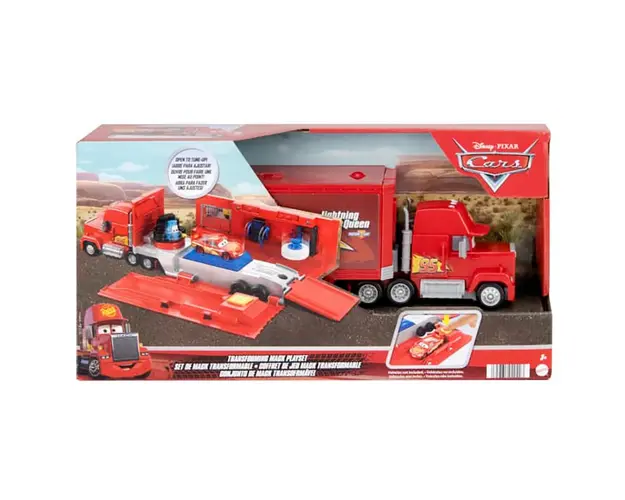 Set de joaca, Disney Cars, Camion Transformabil Mack , HDC75