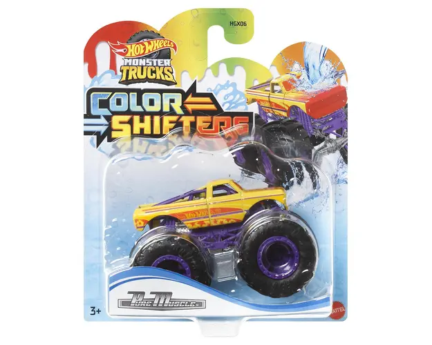 Masina de teren, Hot Wheels, Color Shifters, Pure Muscle, 1:64, HMH33