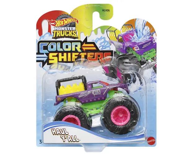 Masina de teren, Hot Wheels, Color Shifters, Haul Yall, 1:64, HMH35