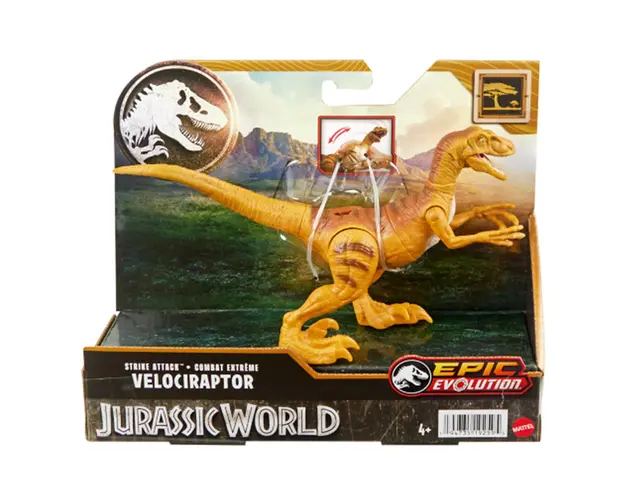 Figurina dinozaur articulata, Jurassic World, Velociraptor, HTK60