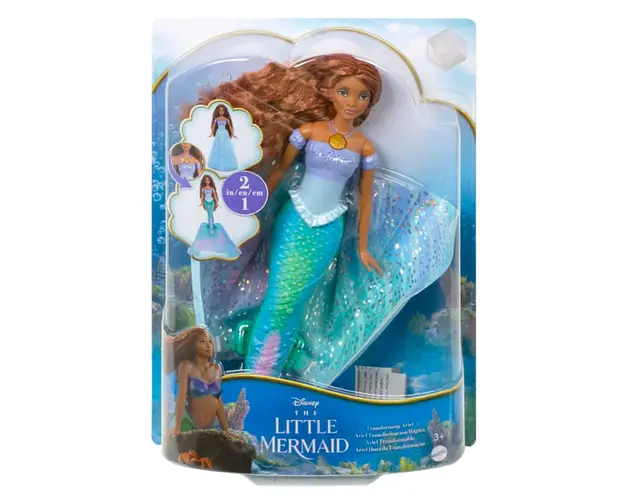 Papusa mica Sirena, Disney Princess, Transformarea lui Ariel, HLX13