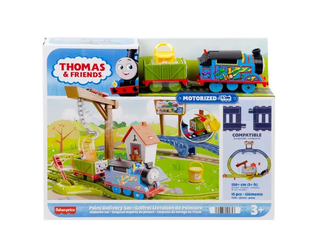 Locomotiva cu vagon si circuit, Thomas and Friends, HTN34
