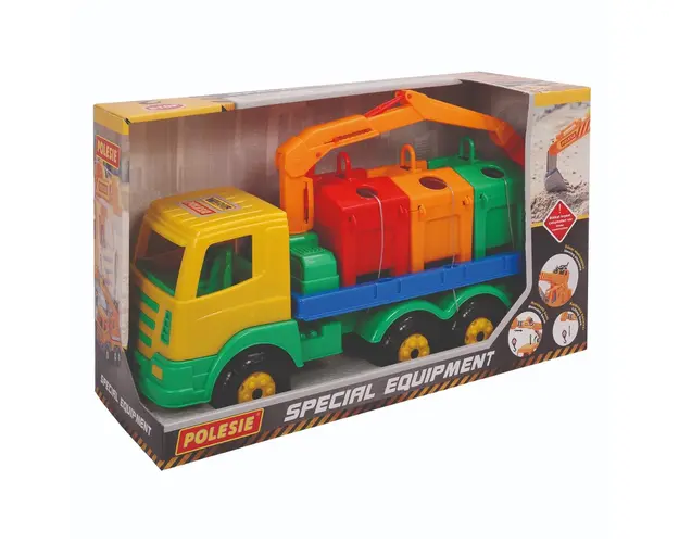 Masina de reciclare, Polesie, Color Carrier, 46 cm