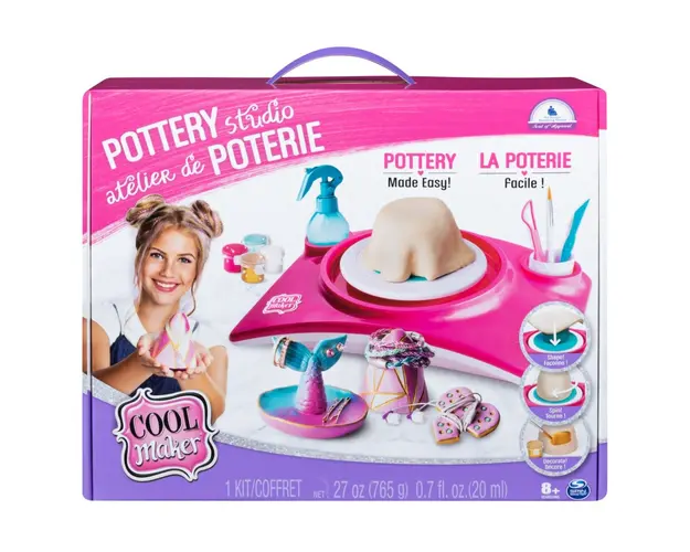 Set de olarit cu accesorii, Cool Maker, Pottery Studio