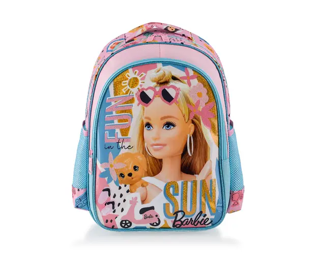 Ghiozdan cu 2 compartimente Fun In The Sun, Barbie