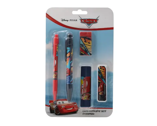 Set instrumente de scris, Cars, 5 buc