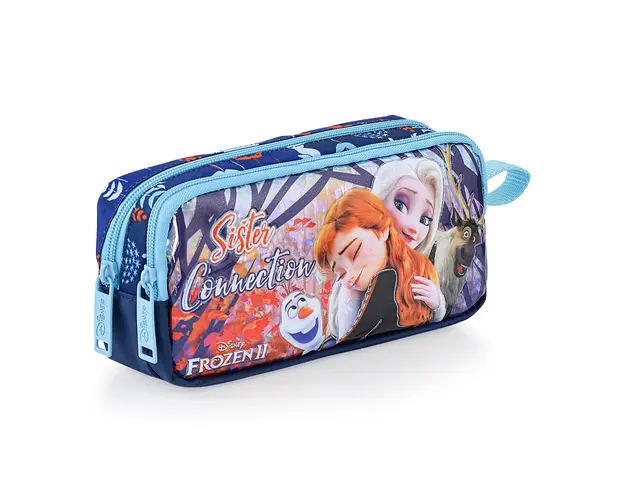 Penar dreptunghiular cu 2 fermoare Sister Conection, Frozen 2