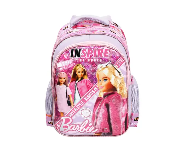Ghiozdan cu 2 compartimente Inspire The World, Barbie