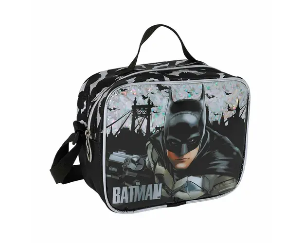 Geanta pentru pranz, Obm, Batman, gri-negru