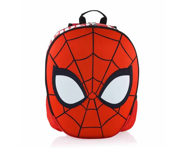 Ghiozdan cu 2 compartimente, Neva Head Spiderman, Rosu