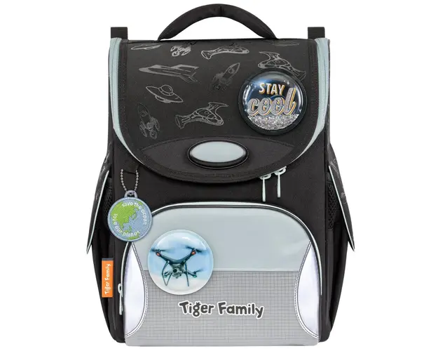 Ghiozdan neechipat, Tiger Family, Nature Quest, Space Vision