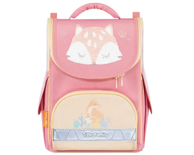 Ghiozdan neechipat, Tiger Family, Nature Quest, Peaceful Fox