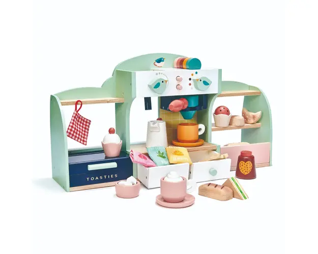 Cofetaria Cuibul Pasarilor, Tender Leaf Toys, 43 piese