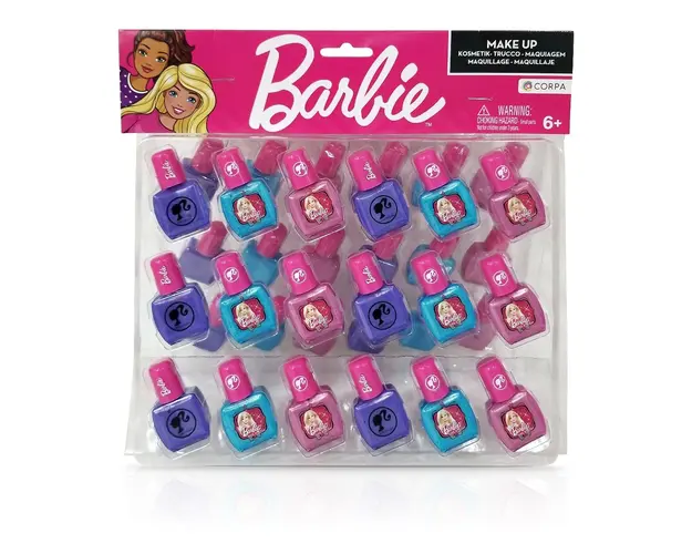 Lac pentru unghii colorat, Barbie