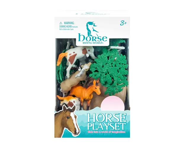 Set figurine Toy Major, 3 cai, 20 piese