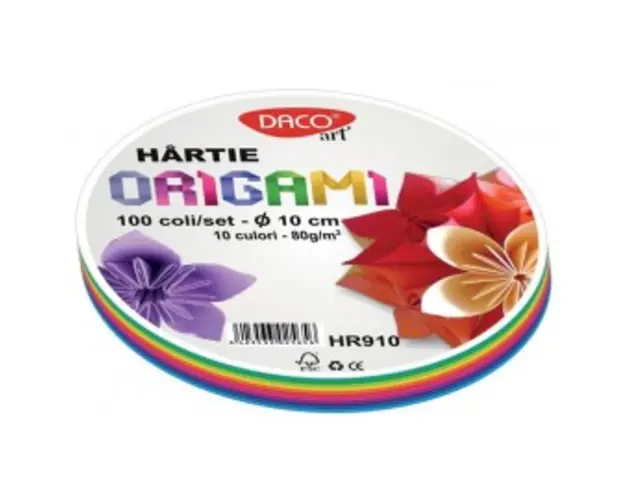 Hartie origami rotunda 100 coli