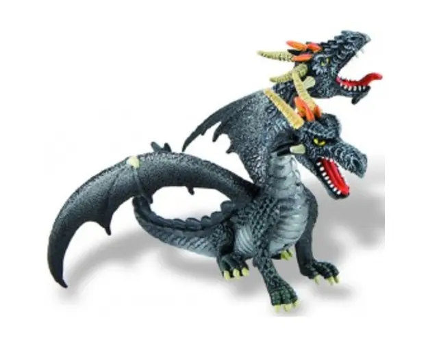 Dragon negru cu 2 capete