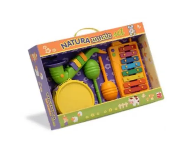 Set Xilofon, tamburina, saxofon si maracas