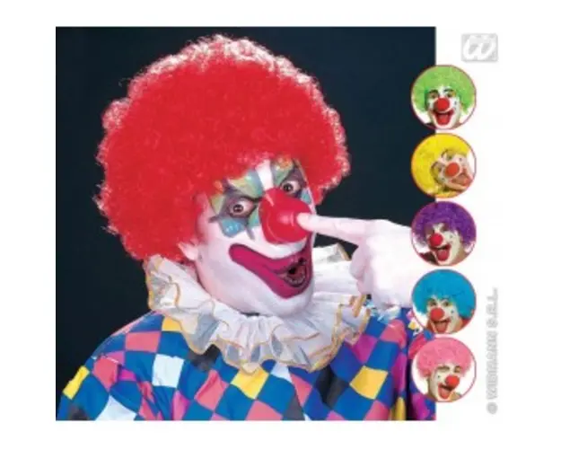 Peruca de clown cu par carliontat