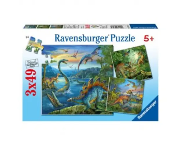 Puzzle farmecul dinozaurilor 3x49 piese